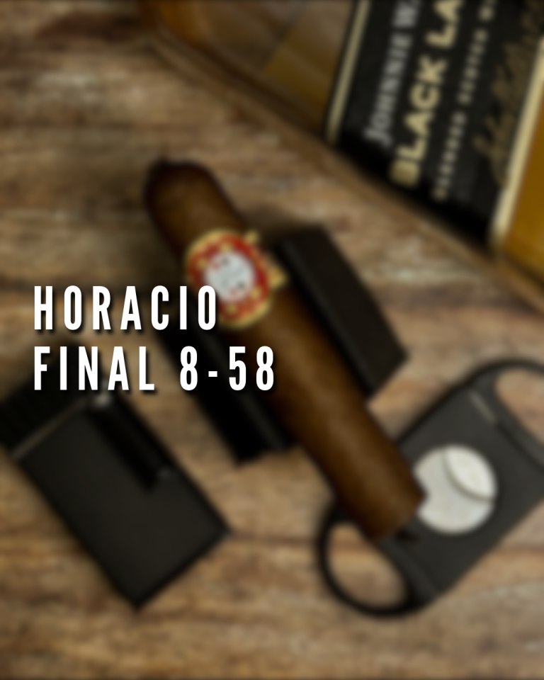 Horacio Final 8 - 58 cigar review Polski Aficionado